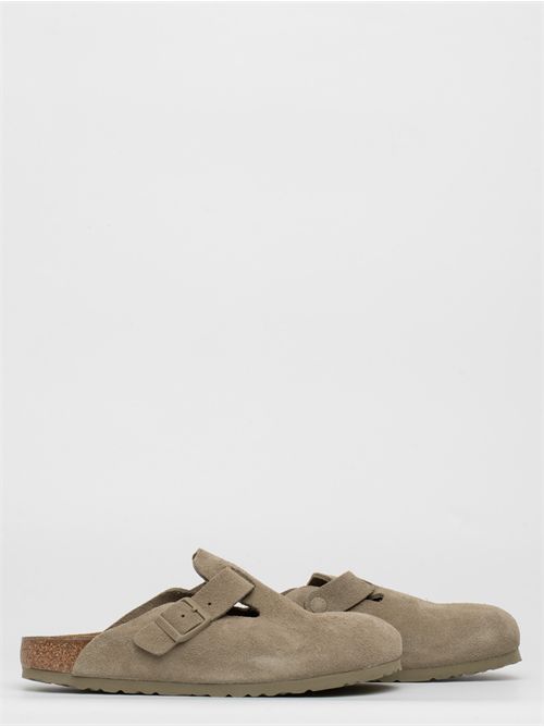 boston faded khaki, pelle scamosciata - calz. s BIRKENSTOCK | 1025844 DKHAKI
